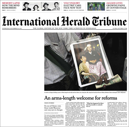 Adam Dean in the International Herald Tribune