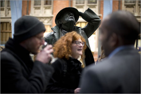 hidden lives opening at St Pancras International