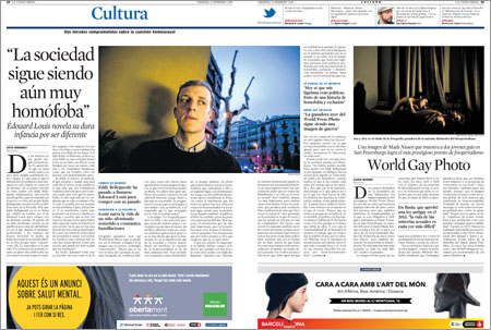Xavier Cervera in  La Vanguardia