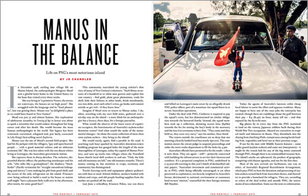 Vlad Sokhin in The Monthly magazine