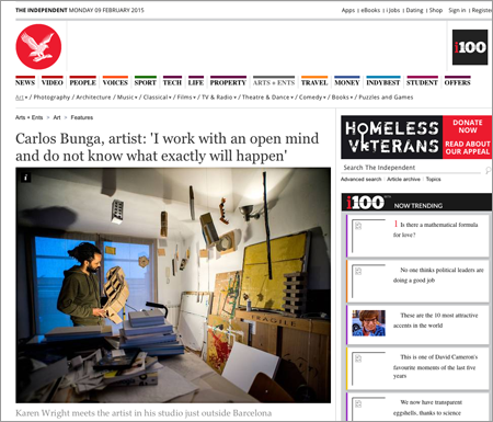 Xavier Cervera on the Independent website