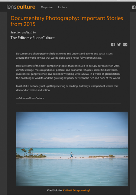 Vlad Sokhin on LensCulture website