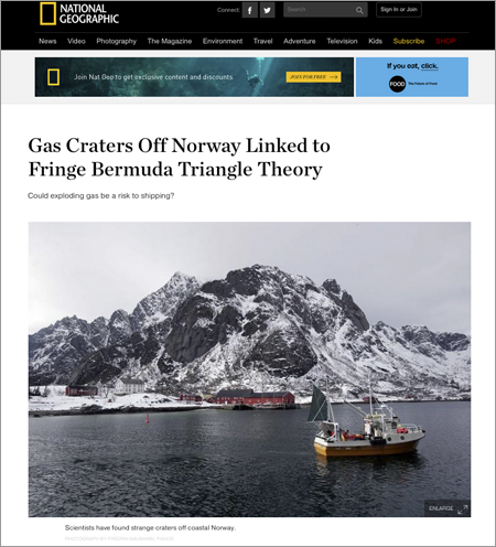 Fredrik Naumann on National Geographic website