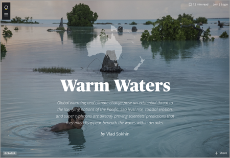 Vlad Sokhin’s Warm Waters on Maptia