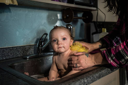 Zackary Canepari’s Flint is a Place showing at Photoville in New York