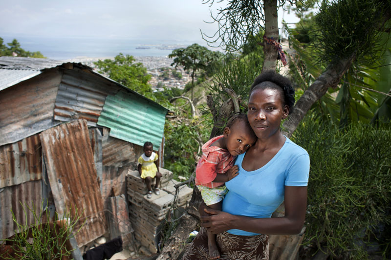 Christela Louis will be working in the bakery when it opens and has received training from Concern. She lives in Grand Ravine, Port au Prince, Haiti. 1 year old boy - Niderson 5 year old girl – Jamesyca 16 year old girl –Beflour