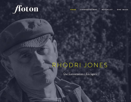 Rhodri Jones interviewed by ffoton at theEYE International Photography Festival in Aberystwyth, Wales