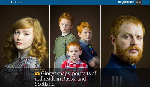Kieran Dodds’ Gingers featured on The Guardian