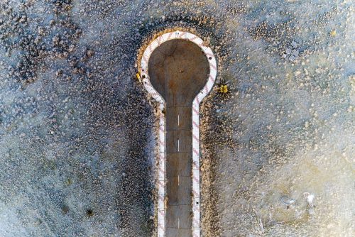 Markel Redondo’s Sand Castles exhibited at GetxoPhoto, Spain