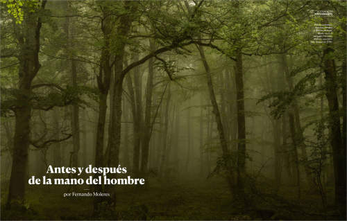 Fernando Moleres published in XL Semanal in Spain