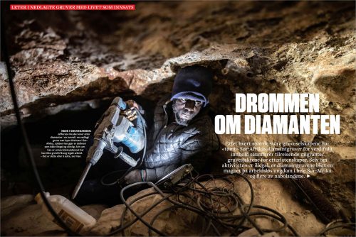 Tommy Trenchard published in Vi Menn in Norway