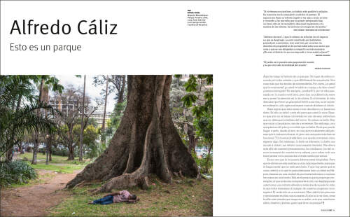 Alfredo Caliz published in Exit Magazine, Spain