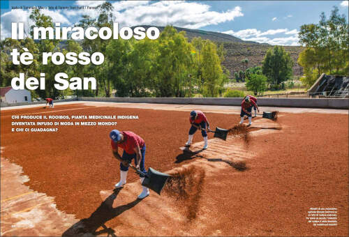 Tommy Trenchard published in Africa magazine, Italy