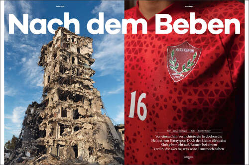 Bradley Secker in 11 Freunde, Germany