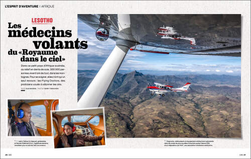 Tommy Trenchard in GEO magazine, France