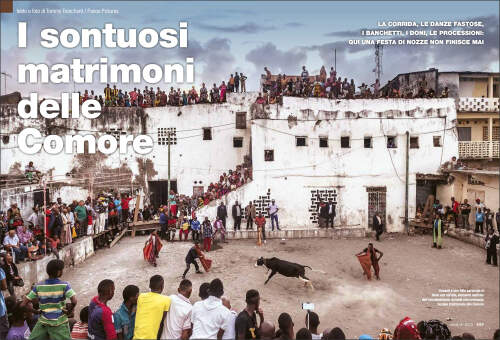 Tommy Trenchard in Africa magazine, Italy