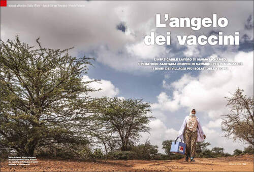Simon Townsley in Africa magazine, Italy