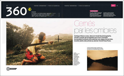 Santiago Mesa in Courrier International