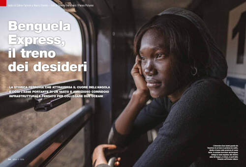 Tommy Trenchard in Africa Rivista magazine, Italy