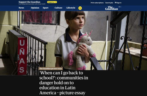 Chris de Bode published in The Guardian, UK