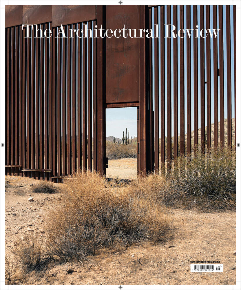 Daniel Ochoa de Olza on the cover of Architectural Review, UK