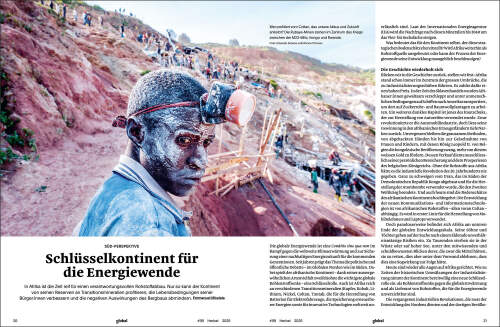 Chantal Pinzi & Eduardo Soteras in GLOBAL magazine