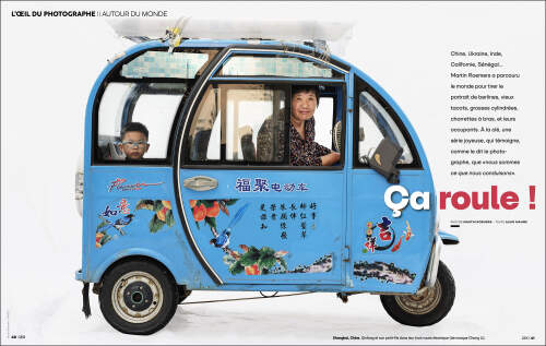 Martin Roemers in GEO magazine, France
