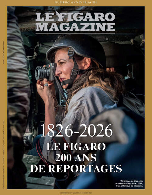 Tommy Trenchard on cover of Figaro magazine, France