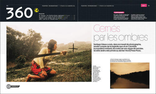 Santiago Mesa published in Courrier international