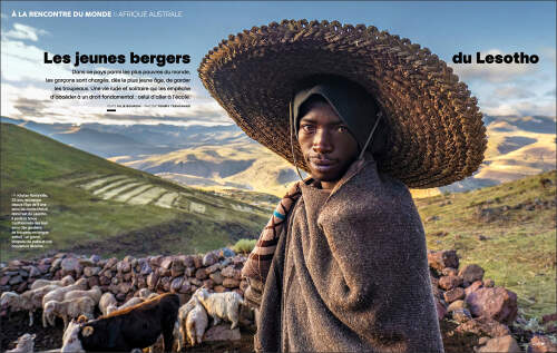 Tommy Trenchard published in GEO magazine, France