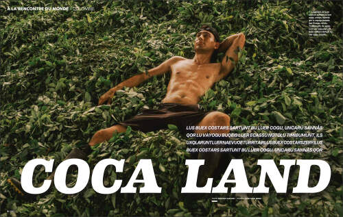 Santiago Mesa in GEO magazine, France