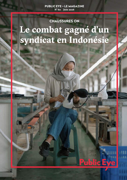 Muhammad Fadli published in Public Eye magazine, Switzerland