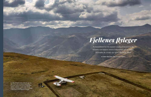 Tommy Trenchard in Panorama magazine, Norway